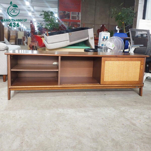 ke tivi cu 1m6x50cm mau nau do ben dep 1