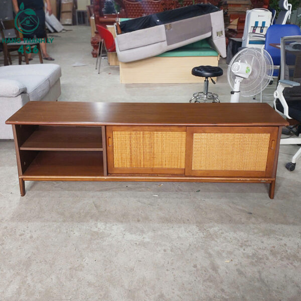 ke tivi cu 1m6x50cm mau nau do ben dep 4