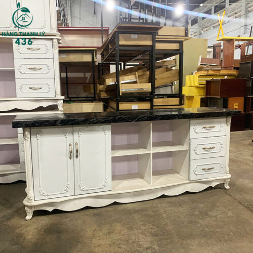 Kệ Tivi Cũ 2M05X45CMX80CM Mặt Đá Hoa Cương Sang Trọng 4 ke tivi cu 2m05x45cmx80cm mat da hoa cuong sang trong 3