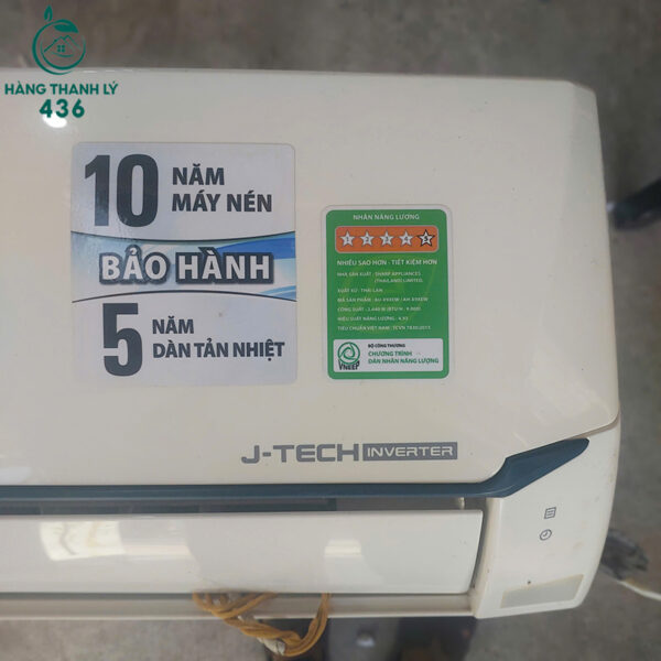 may-lanh-cu-sharp-j-tech-inverter-1hp-tiet-kiem-dien (2) Máy Lạnh Cũ Sharp J-Tech Inverter 1HP Tiết Kiệm Điện
