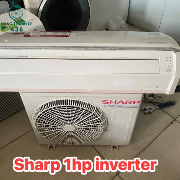 may lanh cu sharp j tech inverter 1hp tiet kiem dien