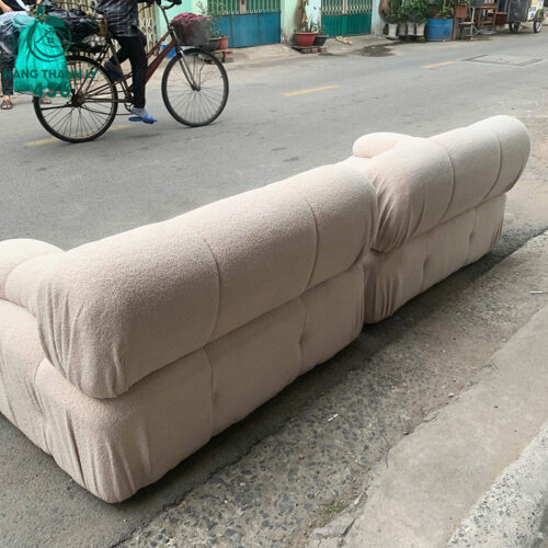 Sofa Đơn Cũ Bọc Đệm Màu Kem Êm Ái 4 sofa don cu boc vai mau kem sang trong 3