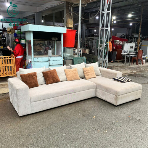 sofa goc l cu 2m8x1m6x75cm boc vai ni 1