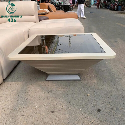sofa goc l cu 2m8x1m9 mau trang kem sang trong 5