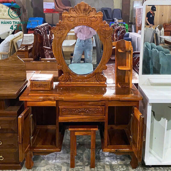 Thanh Lý Bàn Trang Điểm Gỗ Tràm 80CMX40CM Mới 99%