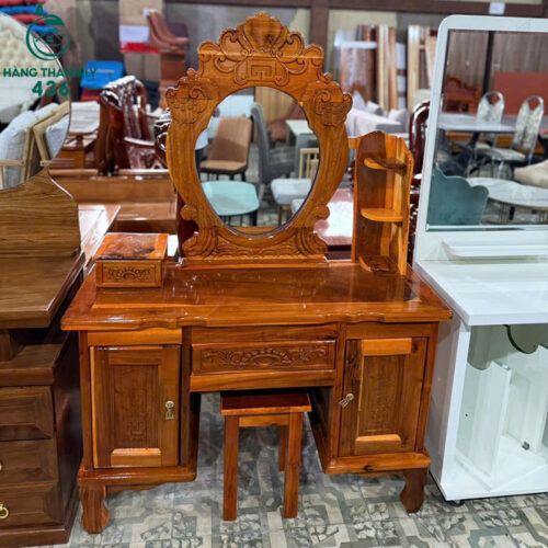 Thanh Lý Bàn Trang Điểm Gỗ Tràm 80CMX40CM Mới 99%