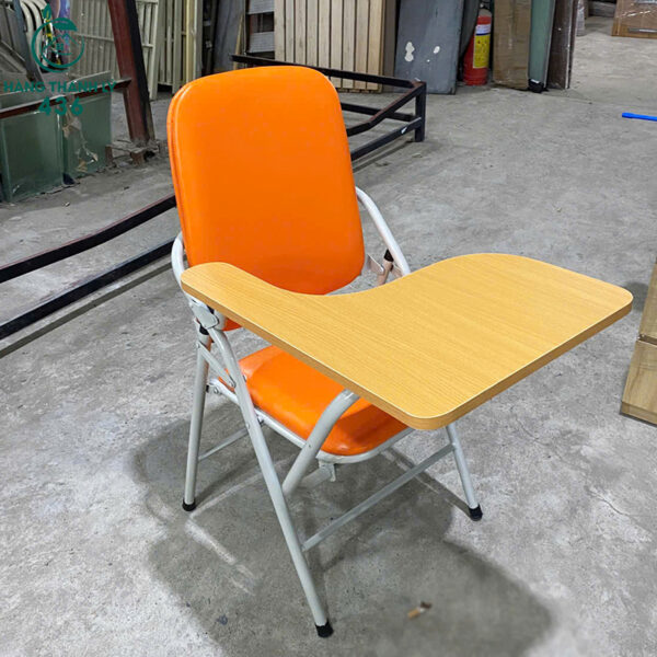 Thanh Lý Ghế Học Sinh Liền Bàn Mặt Gỗ Màu Vàng Mới 99%