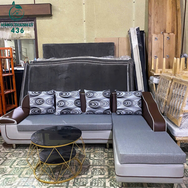 thanh ly sofa chu l boc dem phoi tay nau moi 99 1