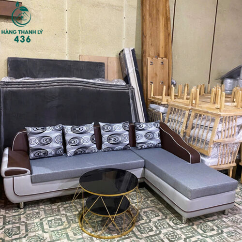 thanh ly sofa chu l boc dem phoi tay nau moi 99 3