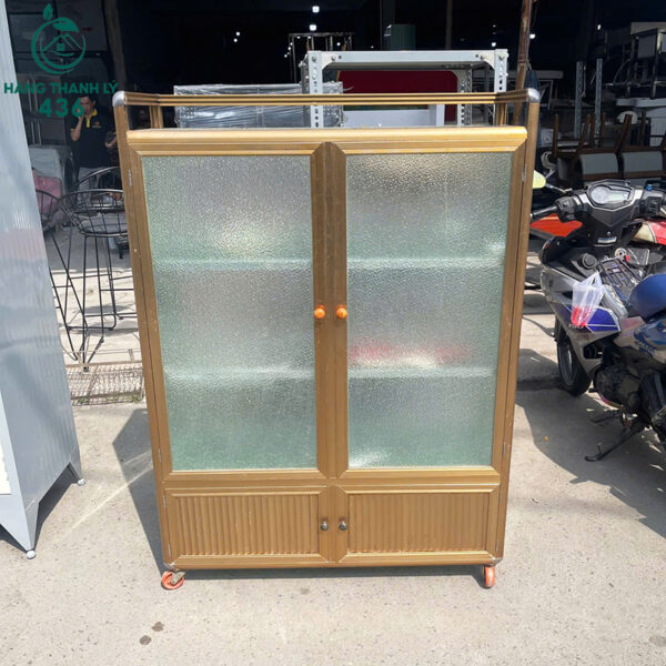 tu chen bat cu 1mx1m3x35cm khung nhom kinh day dan 1