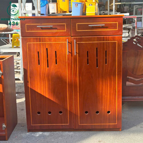 Tủ Giày Cũ 1MX1M2 2 Cánh Mở Có Ngăn Kéo Tiện Lợi