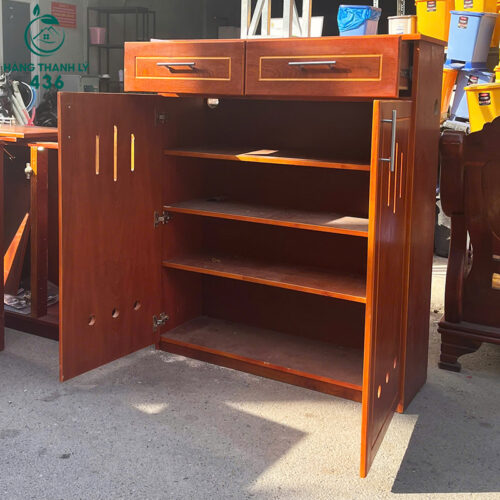 Tủ Giày Cũ 1MX1M2 2 Cánh Mở Có Ngăn Kéo Tiện Lợi 2 Tủ Giày Cũ 1MX1M2 2 Cánh Mở Có Ngăn Kéo Tiện Lợi
