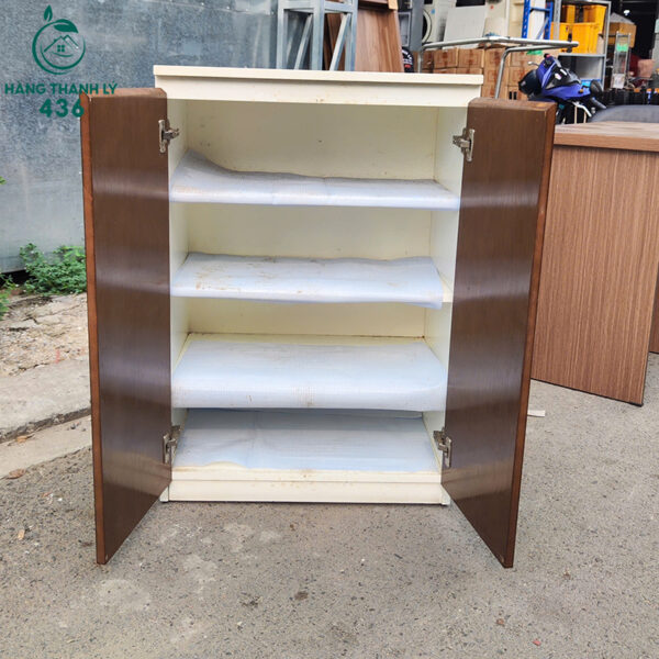 tu giay dep cu 63cmx92cmx37cm 2 canh go nhieu ngan tien loi 2