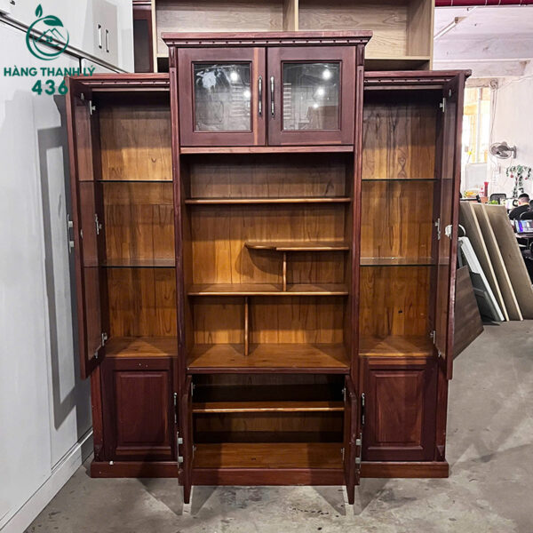 tu go cu 1m7x2mx40cm nhieu ngan trung bay gon gang 3