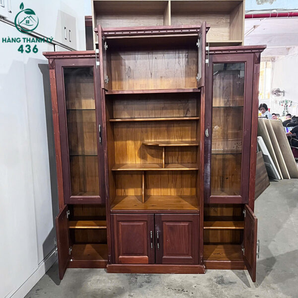 tu go cu 1m7x2mx40cm nhieu ngan trung bay gon gang 4