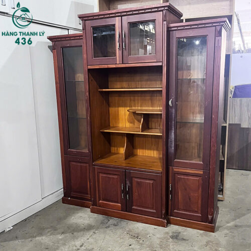 tu go cu 1m7x2mx40cm nhieu ngan trung bay gon gang 5