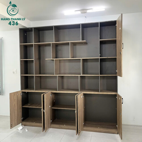 Tủ Hồ Sơ Cũ 2M4X2M5 Màu Vân Gỗ Nhiều Ngăn 5 tu ho so cu 2m4x2m5 mau van go nhieu ngan 2