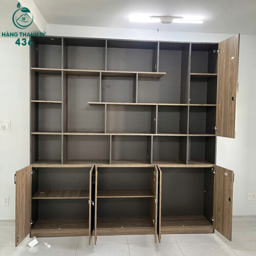 Tủ Hồ Sơ Cũ 2M4X2M5 Màu Vân Gỗ Nhiều Ngăn 3 tu ho so cu 2m4x2m5 mau van go nhieu ngan 4