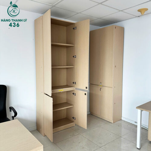 Tủ Hồ Sơ Cũ 2M4X80CMX40CM Nhiều Ngăn Vân Gỗ Hiện Đại 3 tu ho so cu 2m4x80cmx40cm nhieu ngan van go hien dai 3