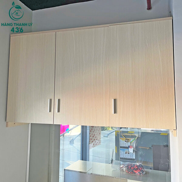 Tủ Hồ Sơ Cũ 3 Cánh Màu Vân Gỗ Sáng