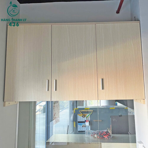 Tủ Hồ Sơ Cũ 3 Cánh Màu Vân Gỗ Sáng