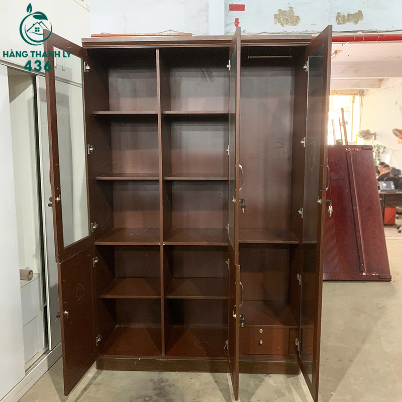 Tủ Hồ Sơ Cũ 1M4X2M2X50CM Vân Gỗ Nâu Kết Hợp Kính Quan Sát Dễ tu-ho-so-cu-van-go-nau-ket-hop-kinh-quan-sat-de-1 Tủ Hồ Sơ Cũ 1M4X2M2X50CM Vân Gỗ Nâu Kết Hợp Kính Quan Sát Dễ