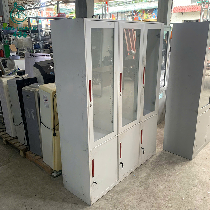 Tủ Hồ Sơ Sắt Cũ 1M3X1M8 3 Cánh Màu Trắng Hiện Đại tu-ho-so-sat-cu-1m3x1m8-mau-trang-hien-dai-2 Tủ Hồ Sơ Sắt Cũ 1M3X1M8 3 Cánh Màu Trắng Hiện Đại