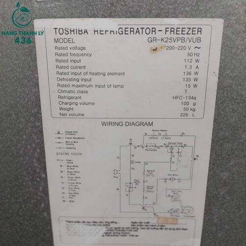 Tủ Lạnh Cũ Toshiba Màu Xám 2 Cánh Ngăn Đá Trên Tiết Kiệm Điện 4 tu lanh cu toshiba mau xam 2 canh ngan da tren tiet kiem dien 1