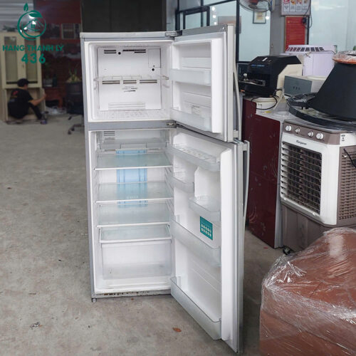 Tủ Lạnh Cũ Toshiba Màu Xám 2 Cánh Ngăn Đá Trên Tiết Kiệm Điện 2 tu lanh cu toshiba mau xam 2 canh ngan da tren tiet kiem dien 4