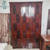 Tủ Quần Áo Cũ 1M2X2M Gỗ Màu Nâu Đỏ Sang Trọng