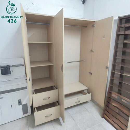 tu quan ao cu 1m4x1m9x50cm kem ngan ke chia do gon gang 3