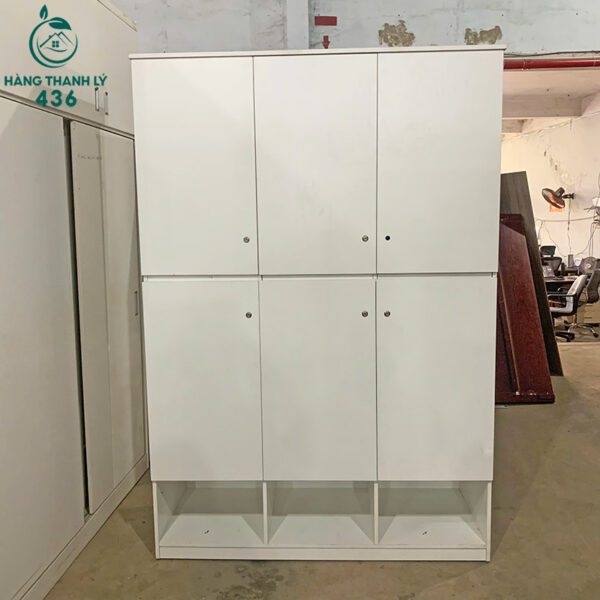 tu quan ao cu 1m5x60cmx2m2 mau trang nhieu canh 2 1