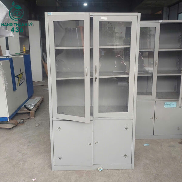 tu tai lieu cu 1mx1m83 mau xam canh kinh phia tren de quan sat 3