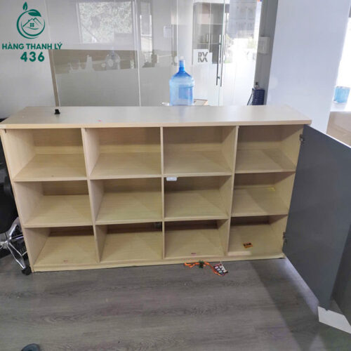 Tủ Tài Liệu Cũ 1MX2M3 Vân Gỗ Phối Đen Hiện Đại Tiện Dụng 2 tu tai lieu cu 1mx2m3 van go phoi den hien dai tien dung 2
