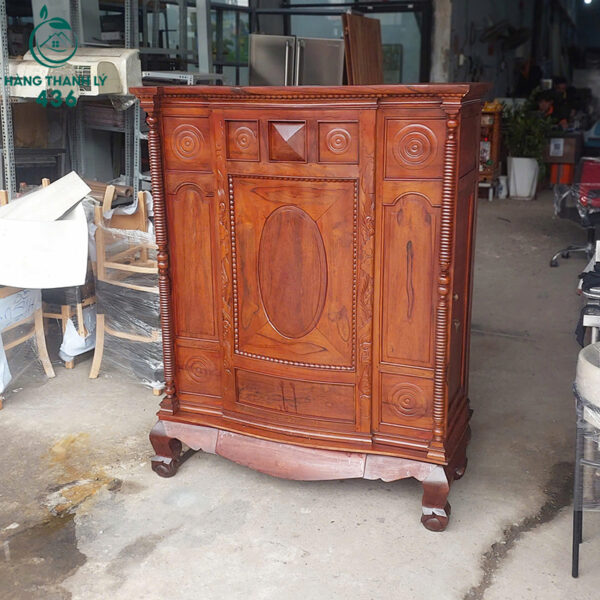 tu tho go cu 1m22x1m56x50cm thiet ke hoa van dep 3