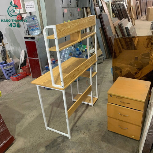 ban hoc lien ke gia sach cu 1mx50cm khung sat chac chan 2