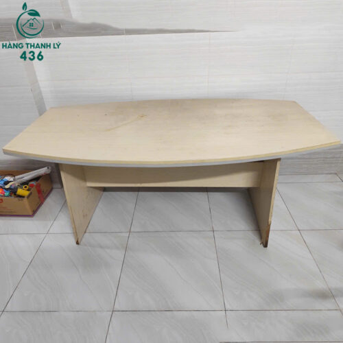 Bàn Họp Cũ 1M8X1MX75CM Mặt Rộng Hình Oval