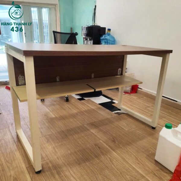 ban-lam-viec-cu-1m2x60cmx75cm-van-go-nau-chan-chu-u (3) ban lam viec cu 1m2x60cmx75cm van go nau chan chu u 3