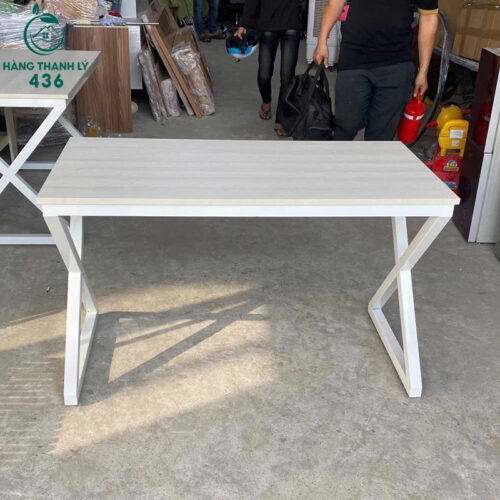 Bàn Làm Việc Cũ 60CMX1M2X75CM Chân Chữ X