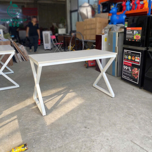 Bàn Làm Việc Cũ 60CMX1M2X75CM Chân Chữ X