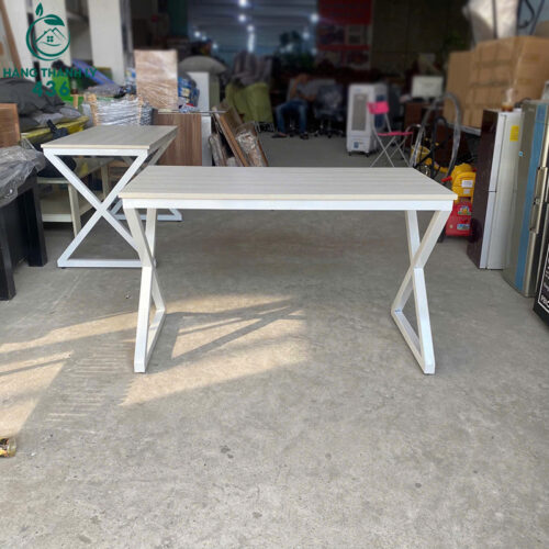 Bàn Làm Việc Cũ 60CMX1M2X75CM Chân Chữ X