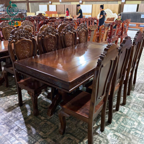 bo ban an go tram 8 ghe cham khac tinh xao 1