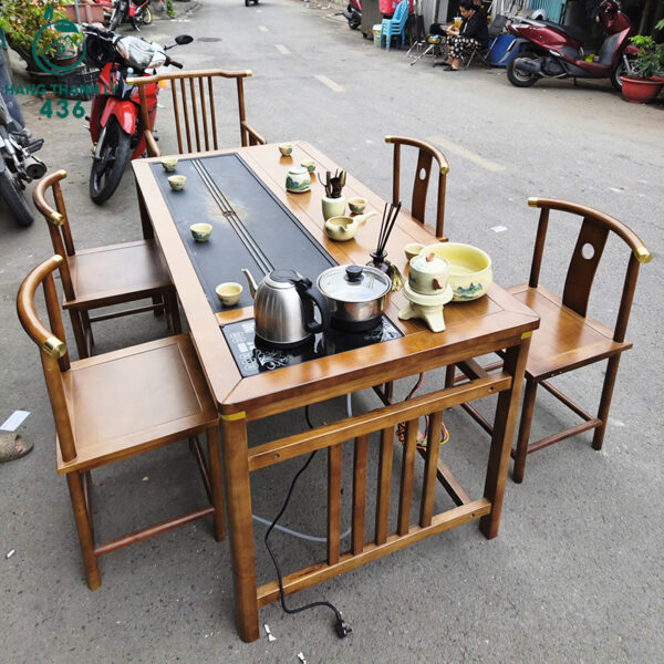 bo ban ghe go phong tra cu 1m58x77cmx73cm thiet ke trang nha 2