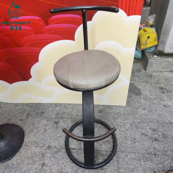 Ghế Bar Cafe Cũ Có Tựa Tay Sau Tiện Dùng