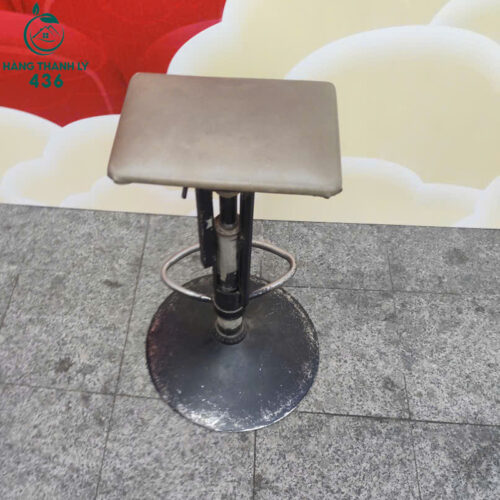 Ghế Bar Cafe Cũ Mặt Vuông Ngồi Êm