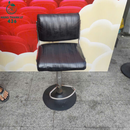 Ghế Cafe Bar Cũ Chân Trụ Xoay Linh Hoạt