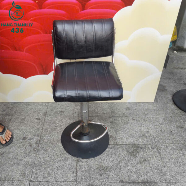 Ghế Cafe Bar Cũ Chân Trụ Xoay Linh Hoạt