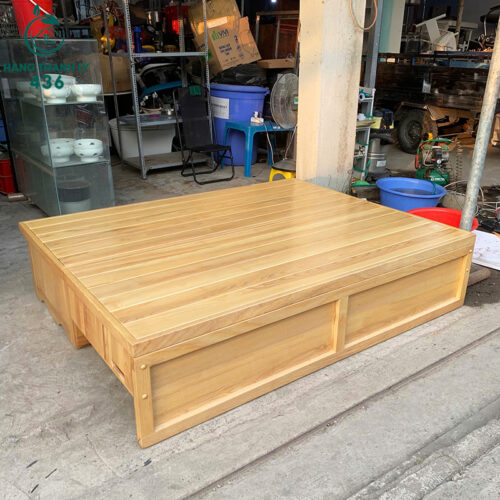 Ghế Trường Kỷ Cũ Gỗ Sồi 1M7 Kéo Ra Thành Giường Ngủ