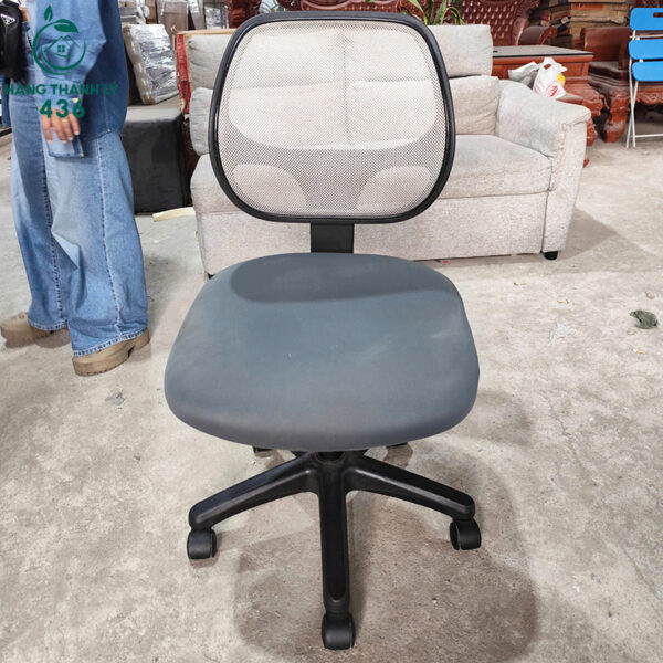ghe xoay cu lung luoi thoang khi mau xam trang 5