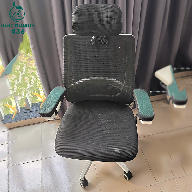 Ghế Xoay Thoáng Lưới Cũ Màu Đen Trắng ghe-xoay-thoang-luoi-cu-mau-den-trang-2 Ghế Xoay Thoáng Lưới Cũ Màu Đen Trắng